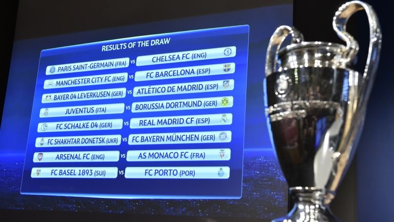 UEFA champions league draws