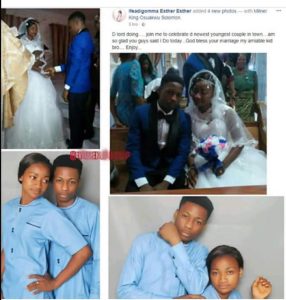 Girl 17 marries fiance 18