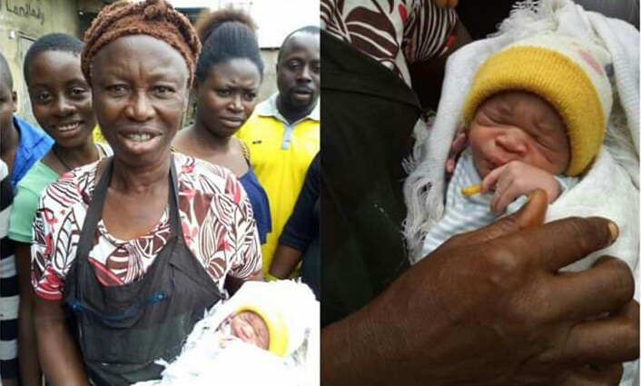 Mad woman gives birth in delta state