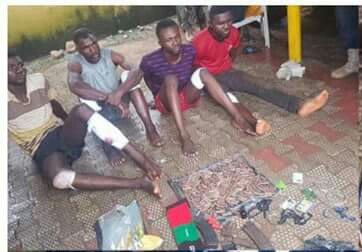 Police arrested suspects