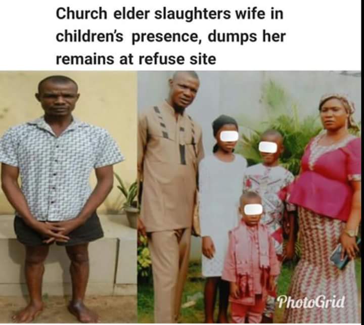 Church Elder kills wife